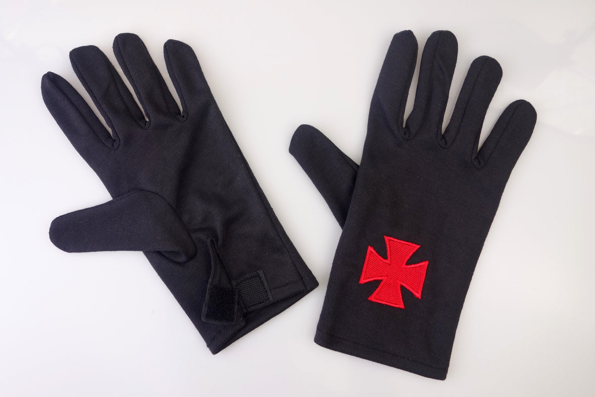 Knight Templar Cotton Gloves