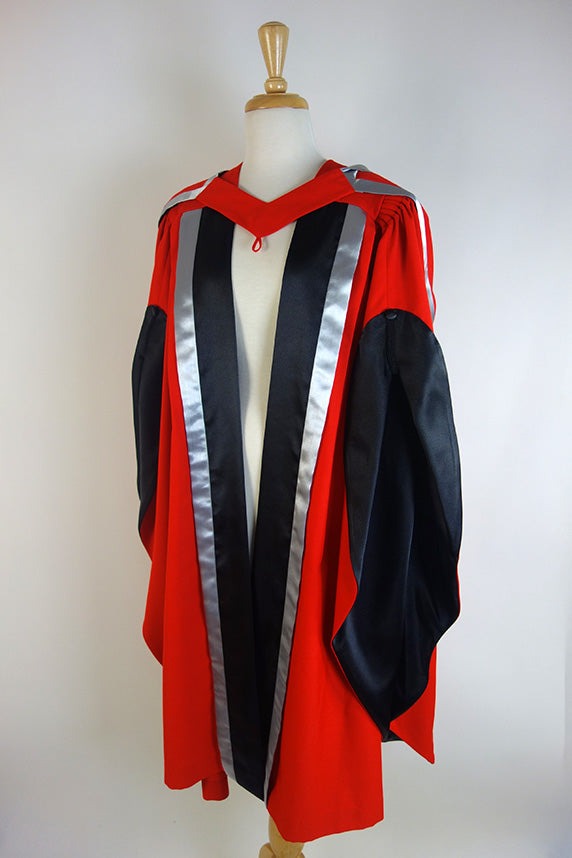 Australian College of Theology PhD Doctor of Philosophy Graduation Gown Set - Gown, Hood and Bonnet