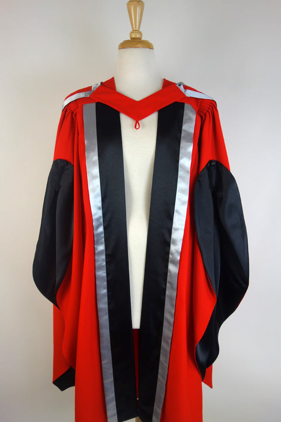 Australian College of Theology PhD Doctor of Philosophy Graduation Gown Set - Gown, Hood and Bonnet