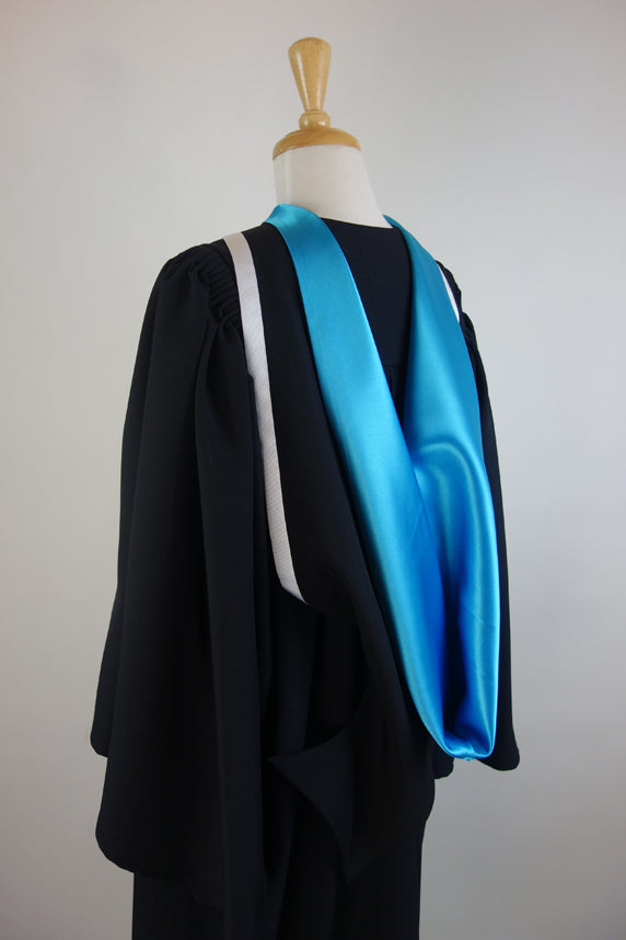 Turquoise cap and gown sales