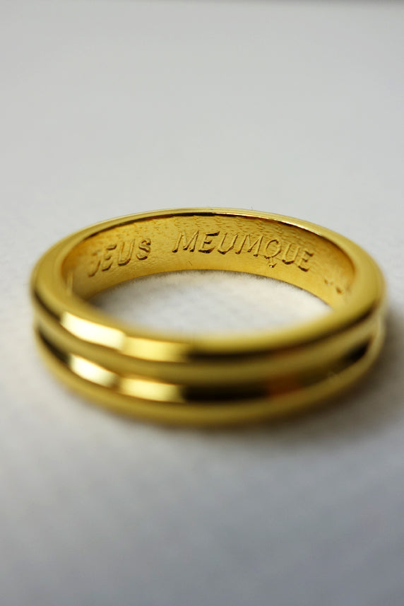 Australian Constitution 33rd Degree Gold Ring