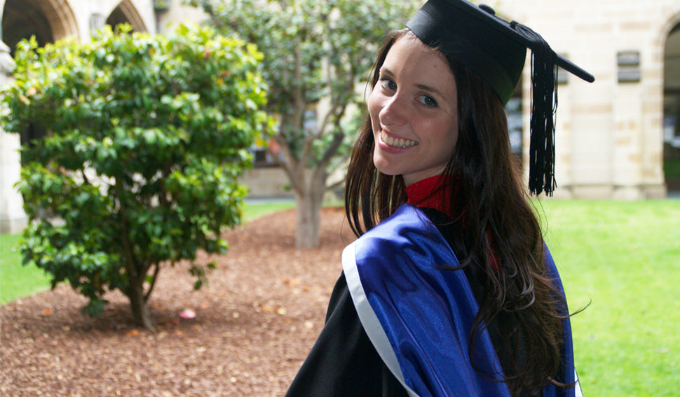 hood in graduation dress really need to steam my masters hood before graduation #graduationoutfit #graduationheels #graddress #graduation2024 #whitedress