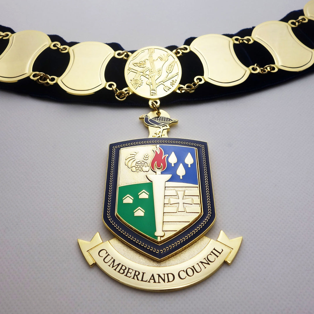 Cumberland Council Chain of Office & Pendant | George H Lilley™️