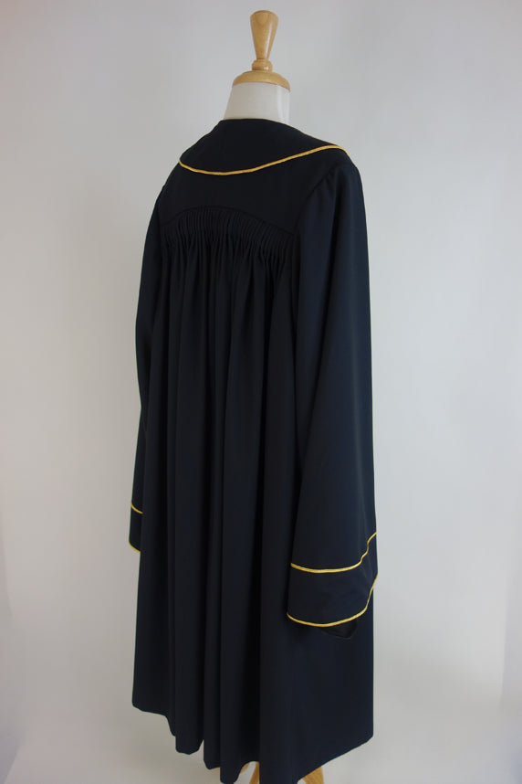 Buy Corporate Mayoral Robe, Black, Gold Embroidered Logo Online at ...