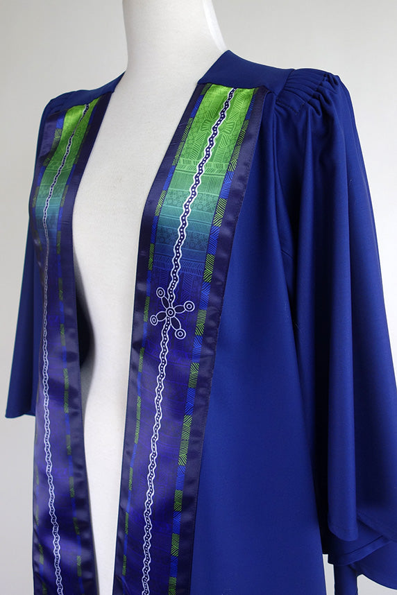 Buy Mayor Robe Indigenous Art Facing, City of Palmerston, Blue Online ...