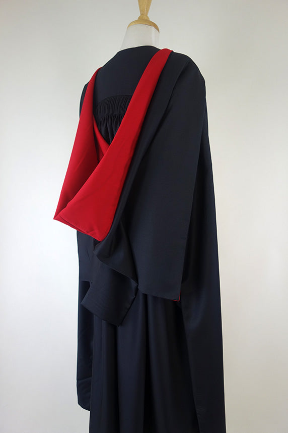 University of Cambridge PhD Gown Set - Gown, Hood and Bonnet