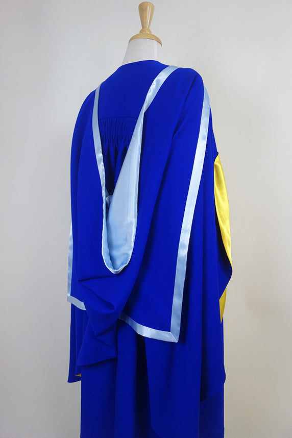 University of Canberra PhD Graduation Gown Set - Gown, Hood and Bonnet