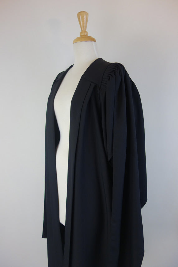Master Graduation Gown in Wool Poly Blend