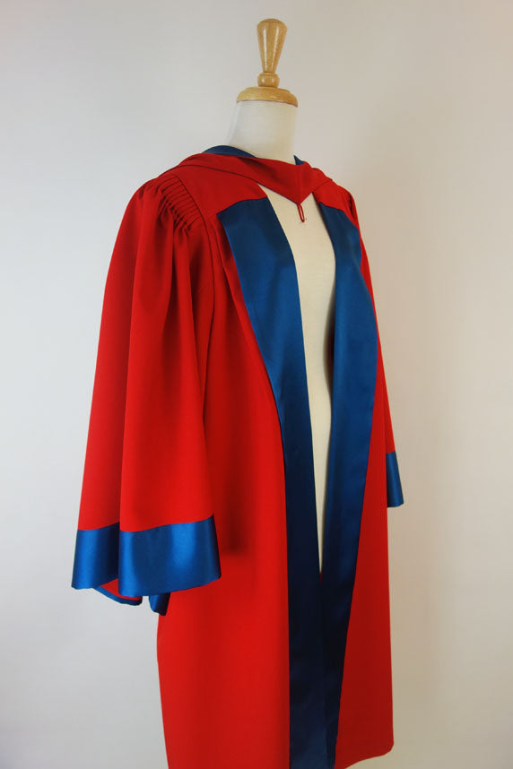 La Trobe University PhD Graduation Gown Set - Gown, Hood and Bonnet