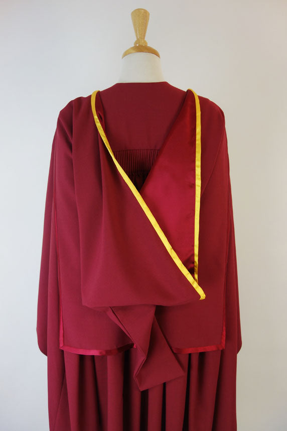 Macquarie University PhD Graduation Gown Set - Gown, Hood and Bonnet