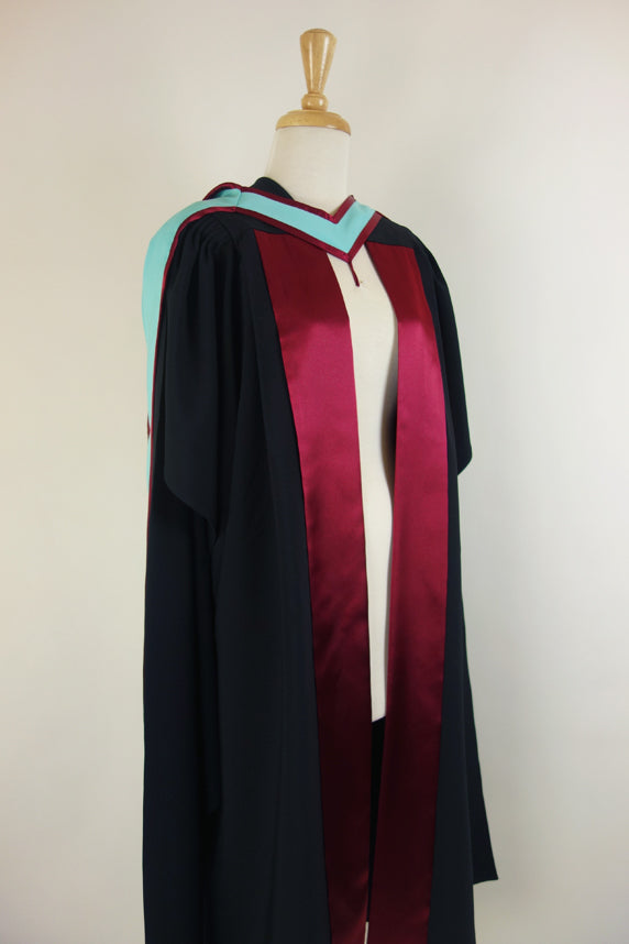 Monash University PhD Graduation Gown Set - Gown, Hood and Bonnet