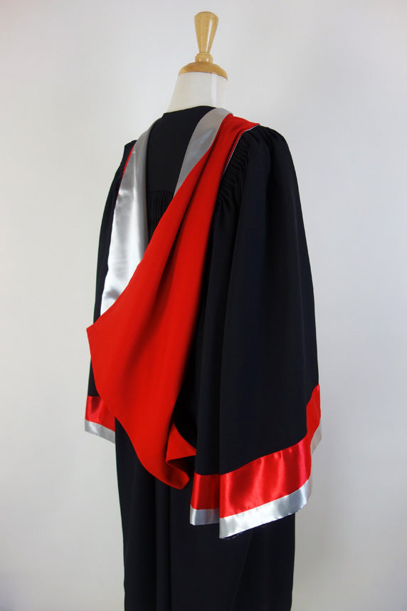 Swinburne University PhD Graduation Gown Set - Gown, Hood and Bonnet