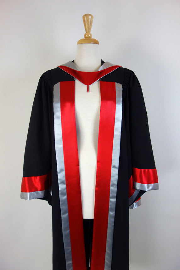 Swinburne University PhD Graduation Gown Set - Gown, Hood and Bonnet