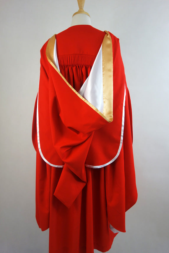 UNE PhD Graduation Gown Set - Gown, Hood and Bonnet