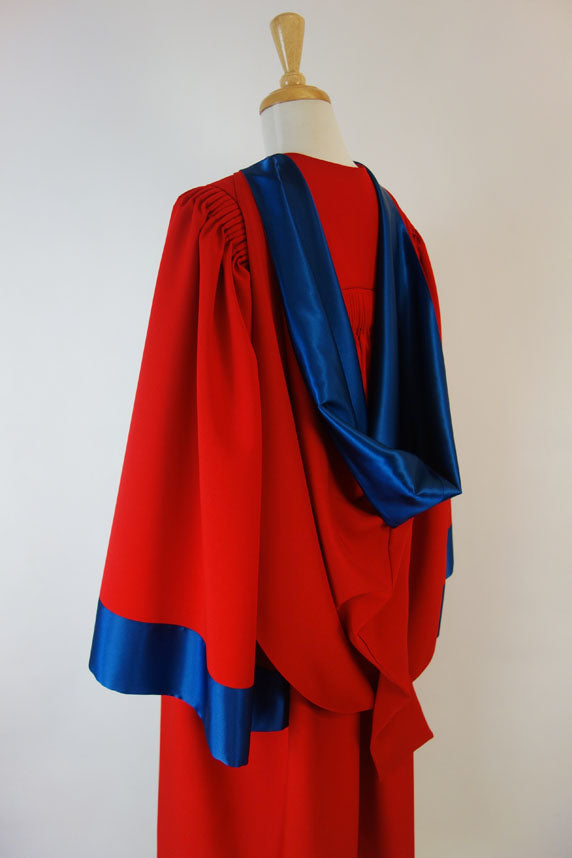 La Trobe University PhD Graduation Gown Set - Gown, Hood and Bonnet