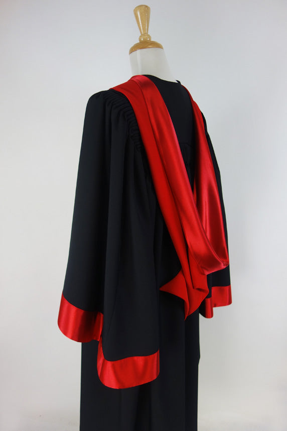 University of Melbourne PhD Graduation Gown Set - Gown, Hood and Bonne | George H Lilley University of Melbourne PhD Graduation Gown Set - Gown, Hood and Bonne | George H Lilley