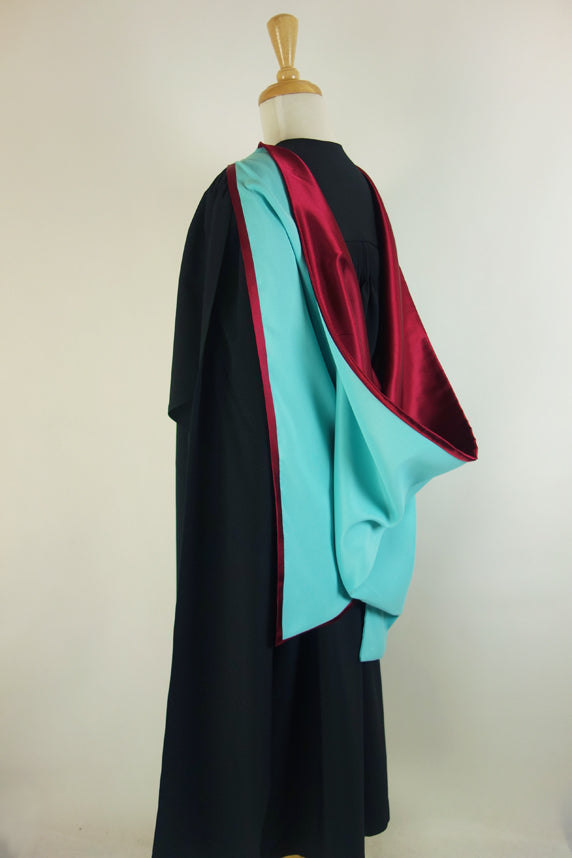 Monash University PhD Graduation Gown Set - Gown, Hood and Bonnet