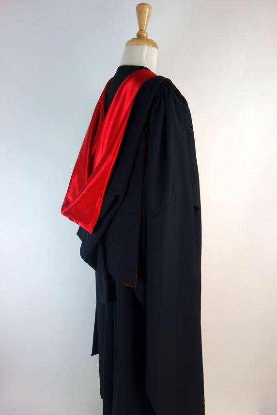 University of Queensland PhD Graduation Gown Set - Gown, Hood and Bonnet