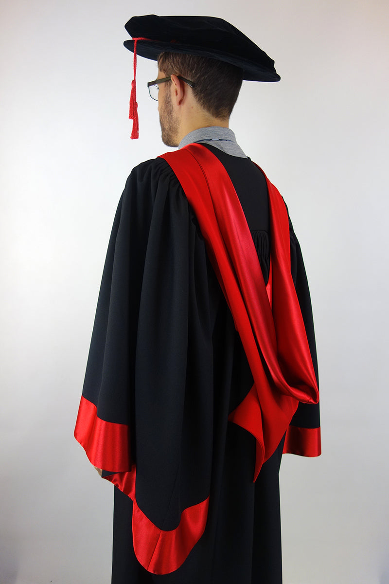 Graduation Full Shape Hood University Bachelors Masters Coloured Gown  Accessory | eBay