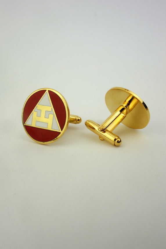 Masonic Cuff Links for Royal Arch Chapter