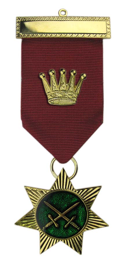 Royal Arch Chapter Red Cross of Babylon Chief Breast Jewel