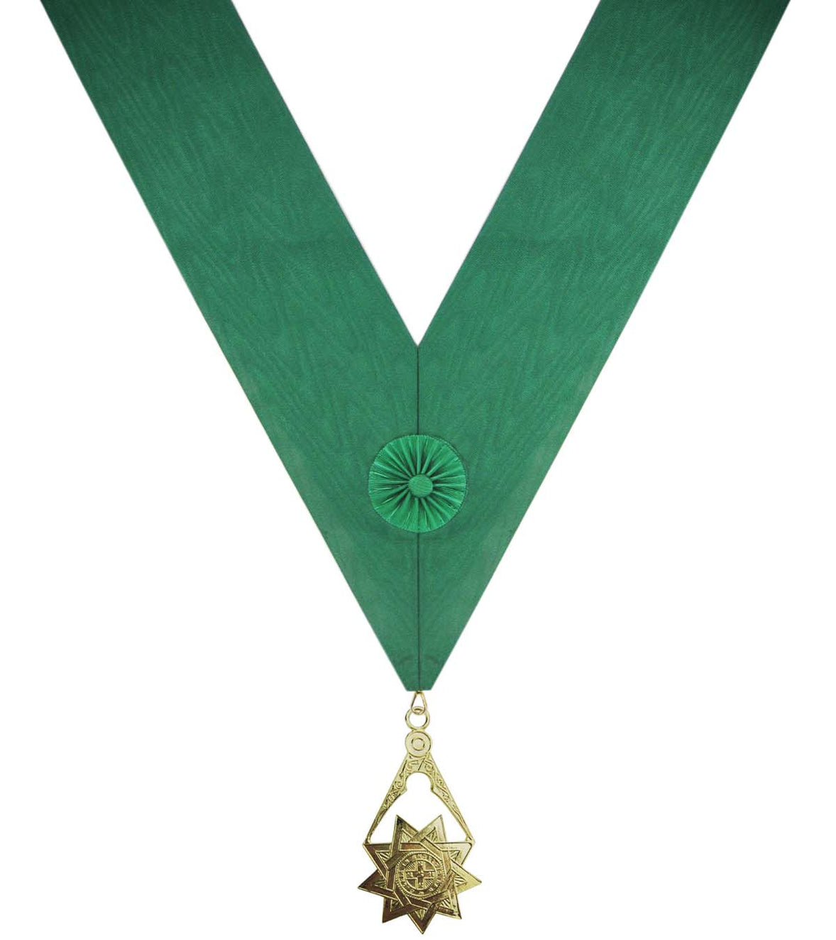 Royal Order of Scotland Green Sash and Jewel