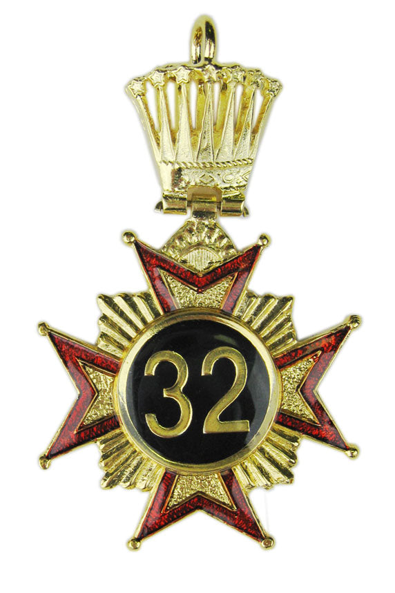 Scottish Constitution 32nd Degree Collar Jewel