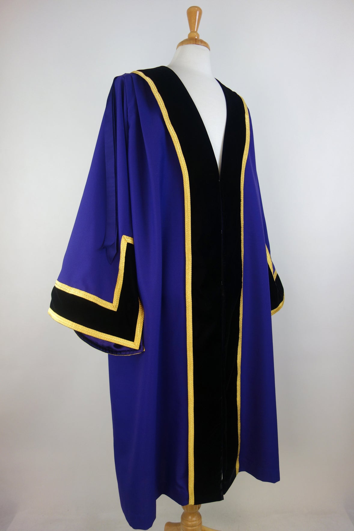 Velvet and Gold Mayoral Robe, Purple